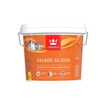 FACADE SILICON VVA фасадная краска, модиф. силиконом (база VVA белая), 5л Тиккурила
